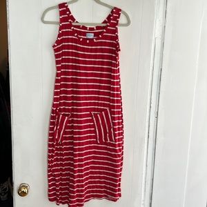 Fillyboo 100% cotton dress red/white